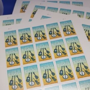 Bluegrass Music Themed Forever Stamps 100 Stamps Total!!